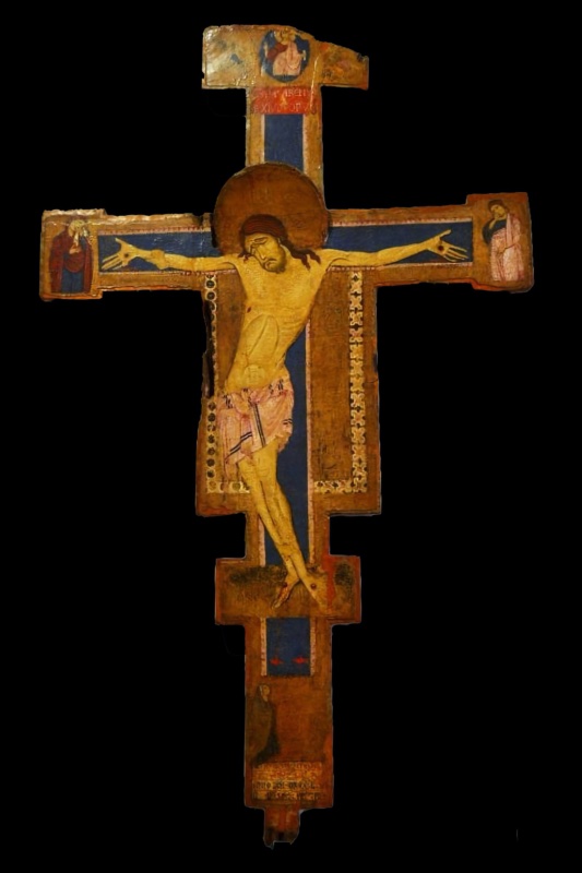 Painted Crucifix